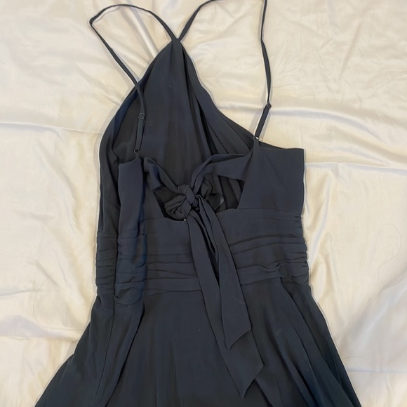 Urban Outfitters Halter Tie Back Mini Dress - Black - Picture 2 of 6